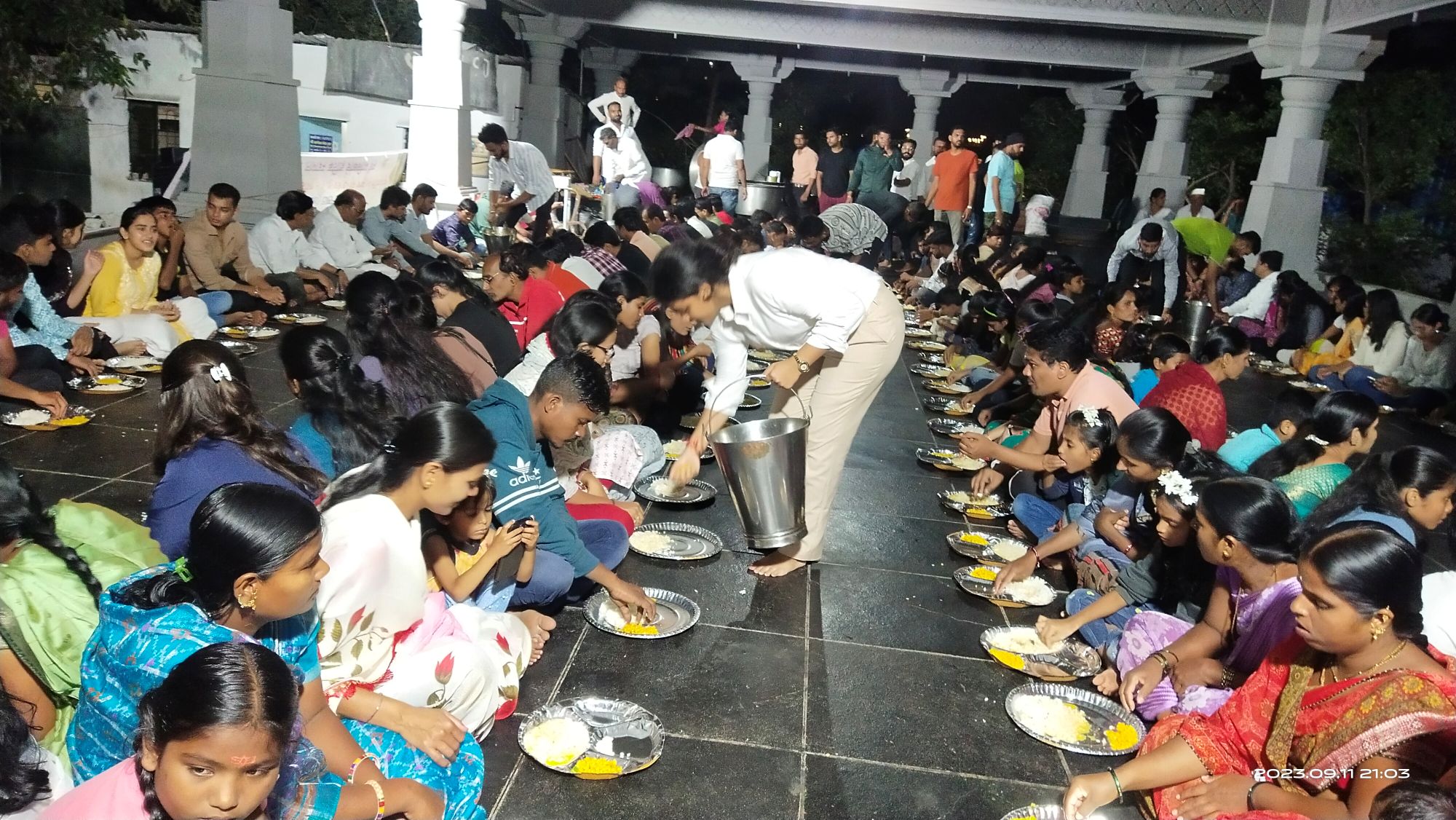 Devotees Praying